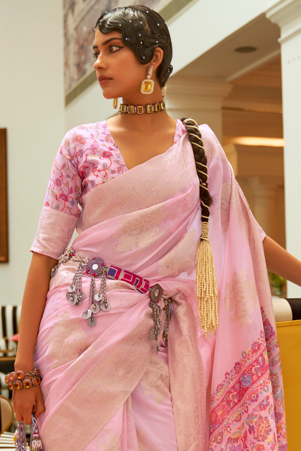 Chaudhavi ka Chaand - Pink (SAREE)