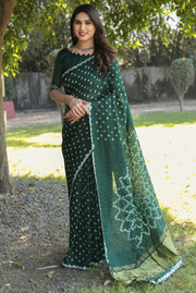Bhanumati - Green (SAREE)