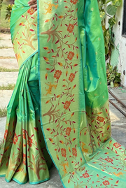 Marigold - Leaf Green (SAREE)