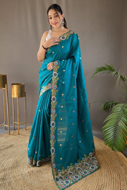 Narmada - Turquoise (SAREE)