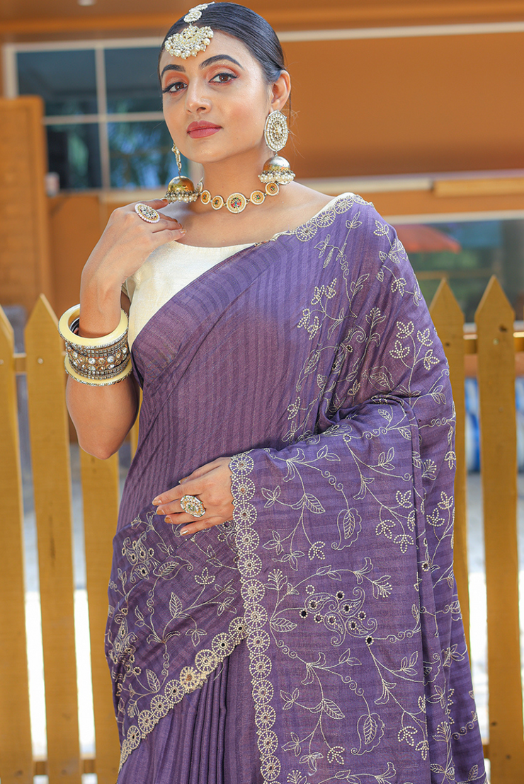Aaisha - Purple (SAREE)
