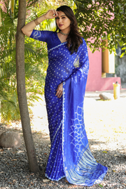 Bhanumati - Royal Blue (SAREE)