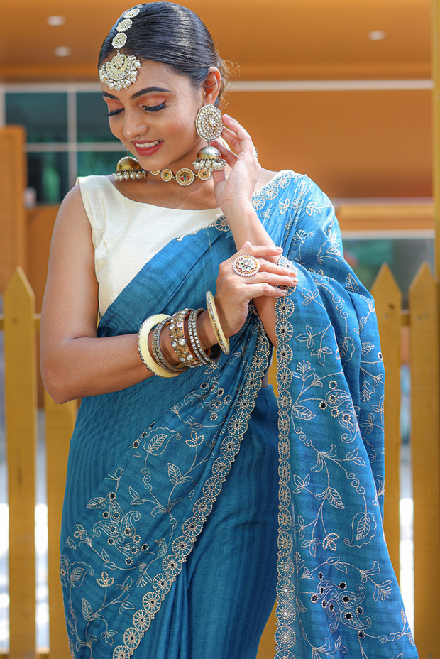 Aaisha - Blue (SAREE)