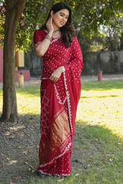 Bhanumati - Red (SAREE)