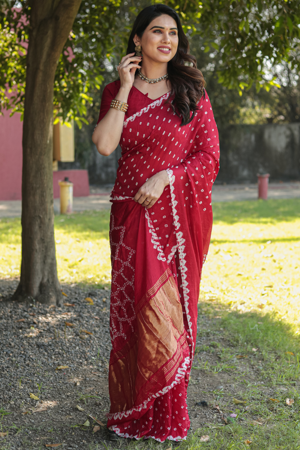 Bhanumati - Red (SAREE)