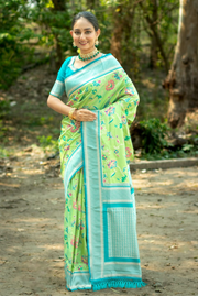 Vasudha - Leaf Green (SAREE)