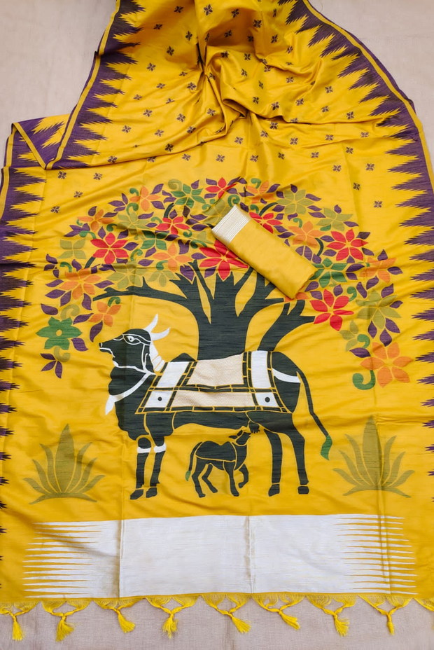 The Holy Cow -  Yellow (SAREE)