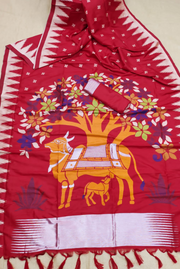 The Holy Cow -  Red (SAREE)